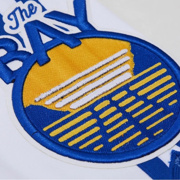 PRO STANDARD GOLDEN STATE WARRIORS CLASSIC CHENILLE DK SHORT - Picture 7 of 8